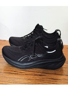 ASICS Men's GEL-NIMBUS 26 Running Shoes Triple Black Size 11
